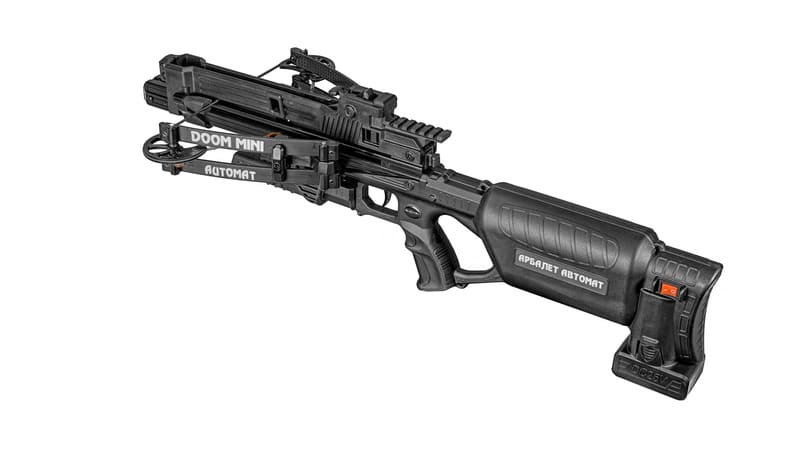 DOOM MINI AGREGGATOR — новый многозарядный арбалет с обратными плечами от BEARHUNTER